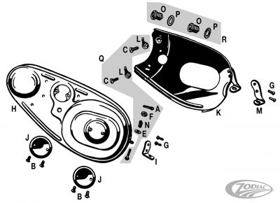 237455 - Samwel Front chain outer guard 45CI, Raw