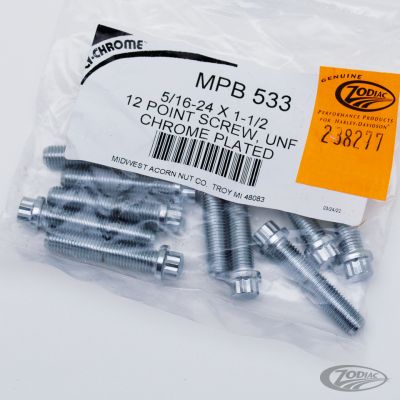 238277 - Midwest 10pck 12-point screw 5/16-24x1 1/2", UNF