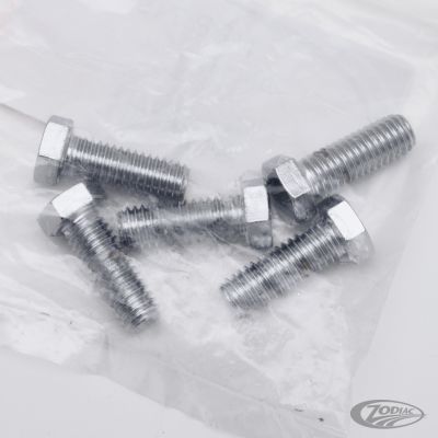 239322 - Midwest 5pck Chr. hex head screws 7/16-14x1 1/4"