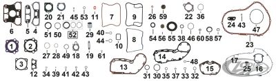 241276 - JAMES 20Pck Washer rocker cover