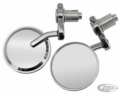270005 - GZP Solo chrome 7/8" bar-end mirrors