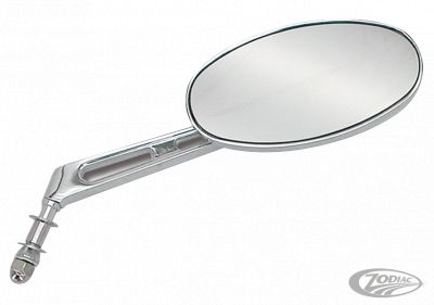 270217 - GZP Oval mirror solid stem R/H