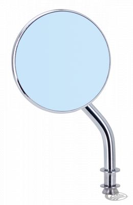 270315 - GZP Blue Glass Round 3" mirror 4" stem u