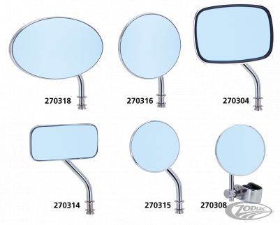 270318 - GZP Blue Glass Slimline mirror univer
