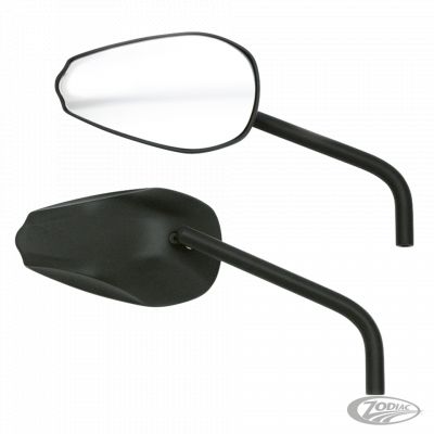 270830 - GZP Black Cobra mirror set w/round st