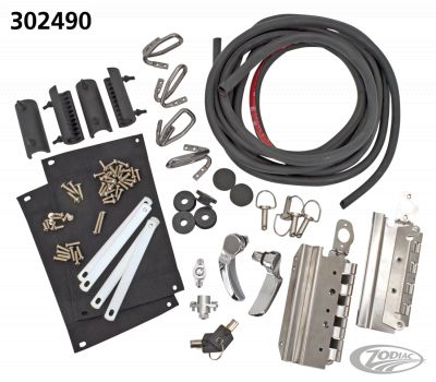 302490 - GZP saddlebag latch kit FLH/T14-UP