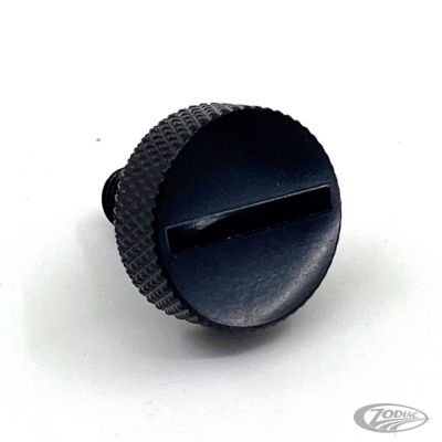 370296 - GZP Blk slotted Ezy seat screw 1-4-28