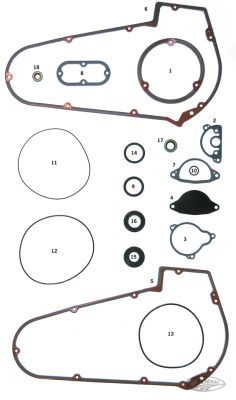 700373 - ATHENA 5pck Inspection cover gasket 2x silicon