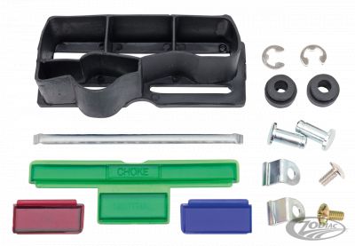 701829 - V-Twin Dash Panel Lens Hardware Kit FL/FX75-95