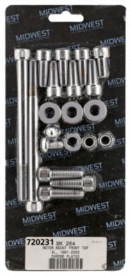 710650 - Midwest Hex screws Motor mount rear FLHR/FLHT 98