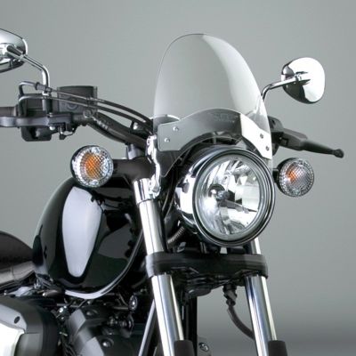 710662 - National Cycle Flyscreen LS Light tint w/chrome hardwre