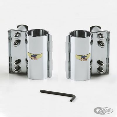 710680 - National Cycle Mounting kit complete Chrome Wide Glide