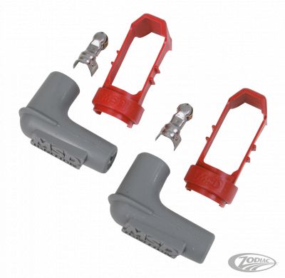 711816 - MSD spark plug boot retainers, pair
