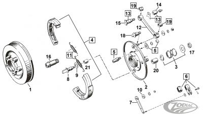 720060 - Samwel Front brake side cover BT/WLC/Servi blck