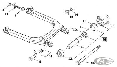 723090 - GZP GHDP AXLE ADJUSTER, REAR