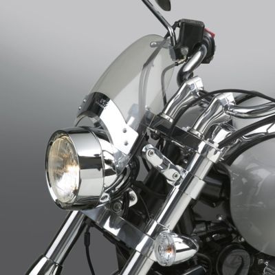 731168 - National Cycle NC Flyscreen light w/chrome HW 52-56mm