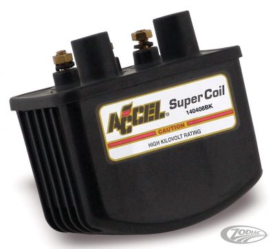 731444 - ACCEL Black Single Fire Super Coil 3 Ohm