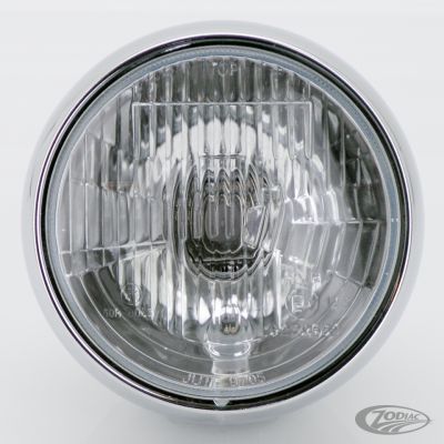 732953 - DAYTONA Chr Vintage sidemount headlight 5.75"