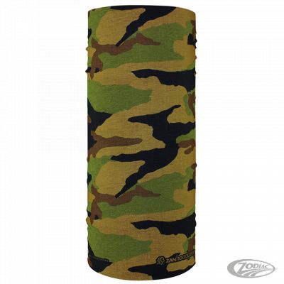 734495 - ZANHEADGEAR Zan Motley Tube Polyester Woodland Camo