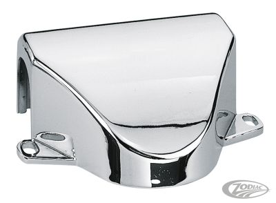 735076 - V-Twin Handlebar Clamp Cover Chr FL80-84