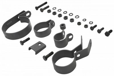 735086 - V-Twin Exhaust Clamp Kit Parkerized BT41-57