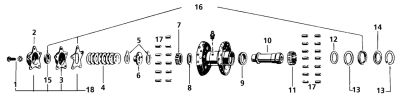 735097 - V-Twin Wheel Hub Thrust Washer HD35-66