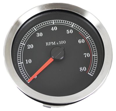 735162 - V-Twin 4" Tachometer Black