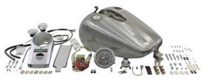 735192 - V-Twin Bobbed 4 Gallon Gas Tank Kit FLT80-99