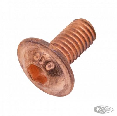 735443 - ACTIA Copper flanged sckt button hd scrw M6x12