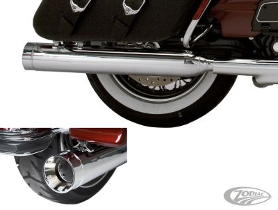 739880 - Kerker Stout slip-ons FLH/T95-09 chrome