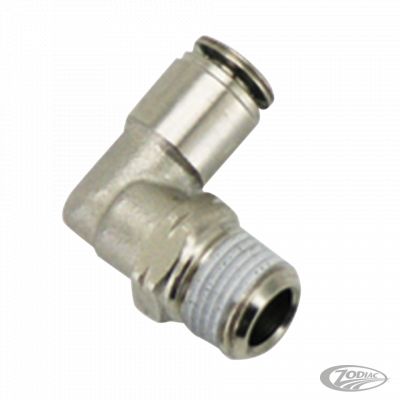 739905 - Legend Air line connector threaded,90Degree