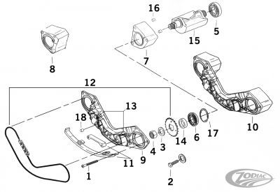 740500 - GZP GHDP CHAIN TENSIONER GUIDE ASSY.