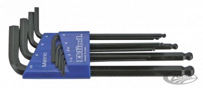 741263 - Eklind 9 Piece Metric Ball Hex L Key set