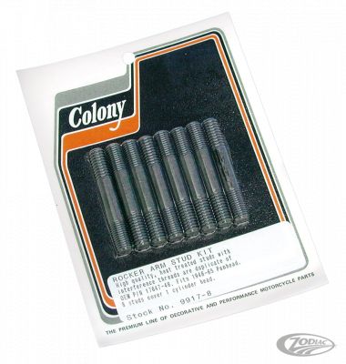 741789 - COLONY Panhead rockerarm stud kit set of 8