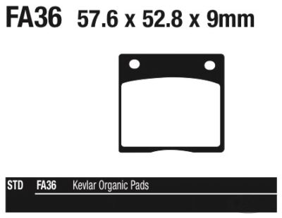 743055 - EBC Brake pads for GMA large calipers