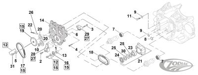 743917 - Feuling Primary Cam Chain BT06-Up