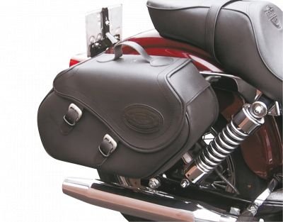 745210 - Longride K-Drive leather saddlebag kit FXD91-06