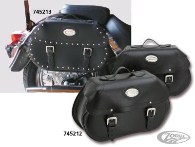 745213 - Longride K-Drive saddlebags F*ST86-06 Leather+stu