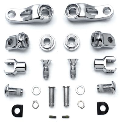 745319 - V-Twin PA Footpeg Mount Kit Chrome XL/FXR/FXD