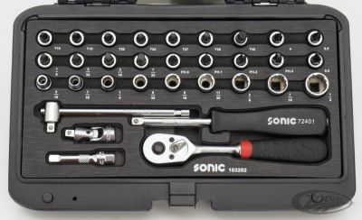 745663 - Sonic 32pc 1/4" drive socket set SAE