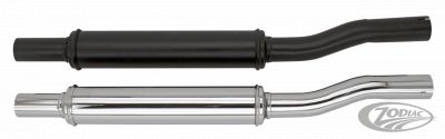745760 - Samwel muffler straight pipe 1950-up, black. WL