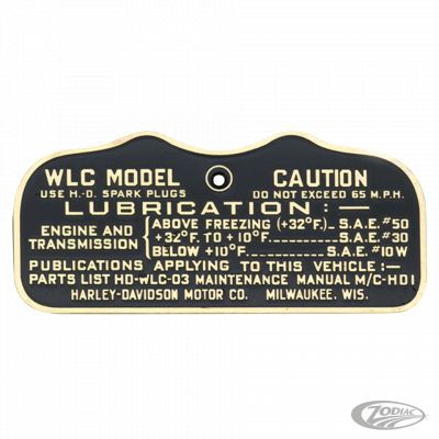 745881 - Samwel cautionplate late 42WLC military brass