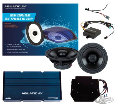 747981 - AQUATIC AV Aquatic Audio Kit for Road Glide 15-up