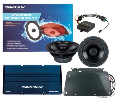 747983 - AQUATIC AV Aquatic Audio Kit for Road Glide 98-13