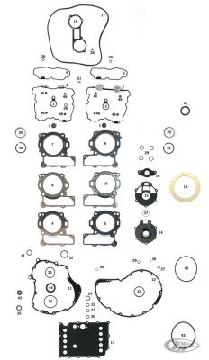 751416 - GZP 2pck GASKET, OUTER CAM COVER