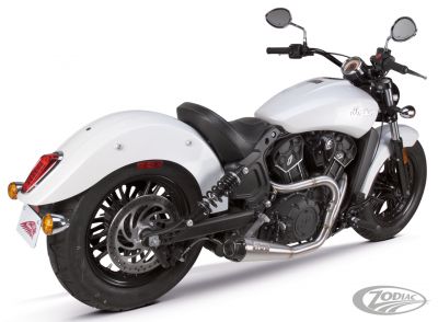 753167 - 2Bros 2-1 Indian Scout Stainless/Carbon