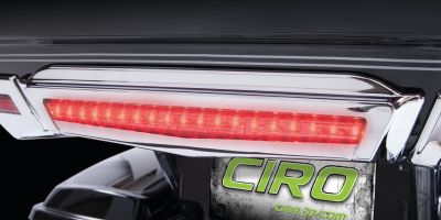 754163 - CIRO 3D Chr Cntr Brake Light TourPak FLH/T14-UP
