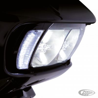 754237 - CIRO 3D Fang Headlight Bezels FLTR15-up Black