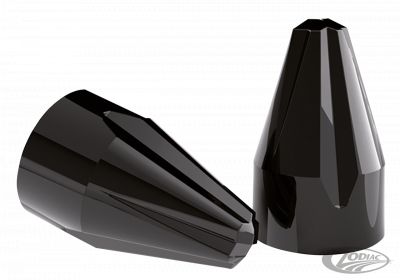 754250 - CIRO 3D Fluted Spike Bolt Cap Kit for M8 Black