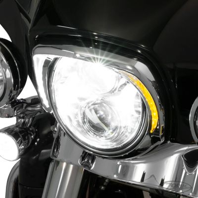 754295 - CIRO 3D Headlight Bezel Chrome w/amber FLH*14-UP